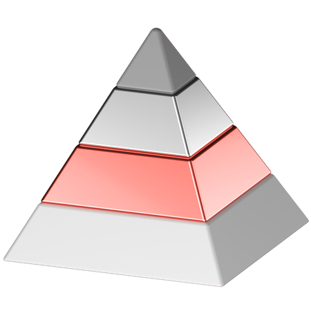 피라미드  3D Icon