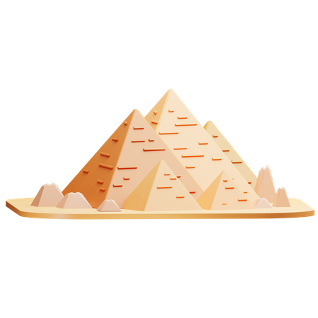 Pyramid  3D Illustration