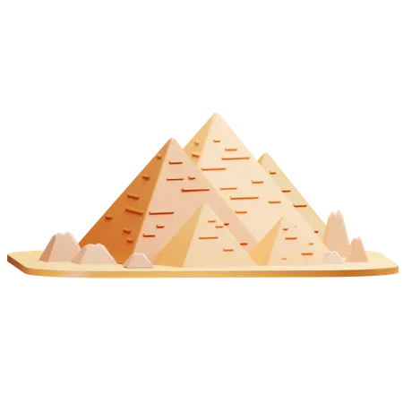 Pyramid  3D Illustration