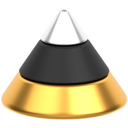 Pyramid Chart  3D Icon