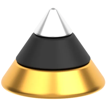 Pyramid Chart  3D Icon