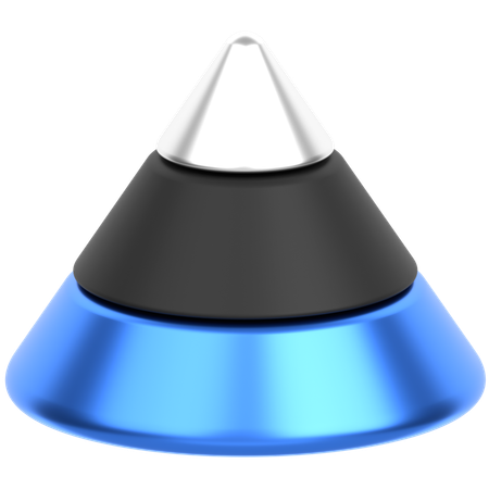 Pyramid Chart  3D Icon