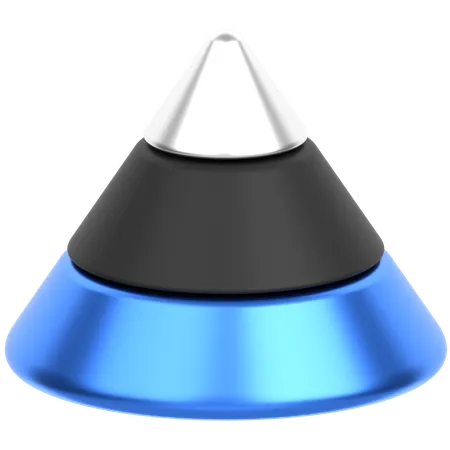 Pyramid Chart  3D Icon