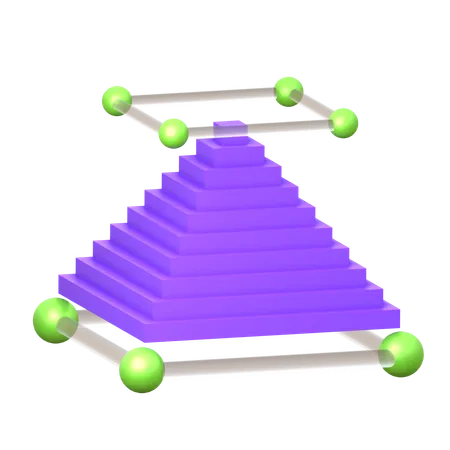 Pyramid Hologram  3D Icon