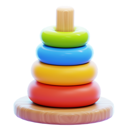 PYRAMID RINGS  3D Icon