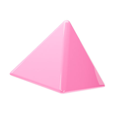 Pyramid Shape  3D Icon