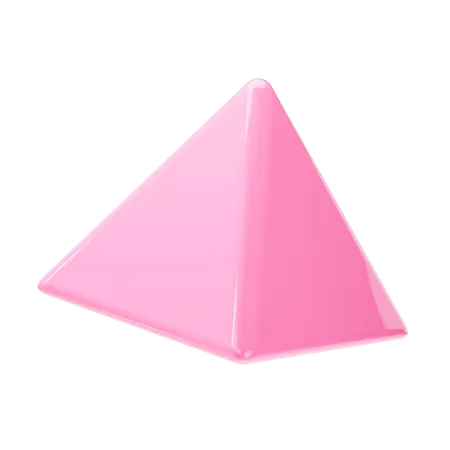 Pyramid Shape  3D Icon