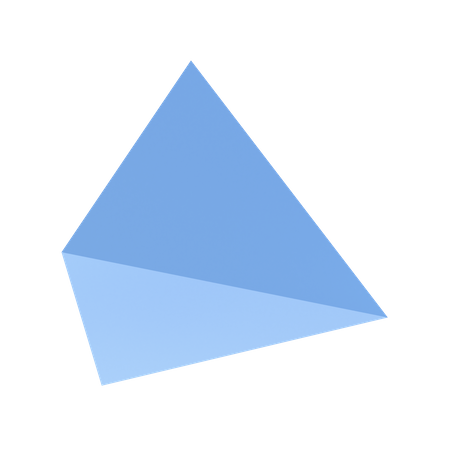 Pyramid Shape  3D Illustration