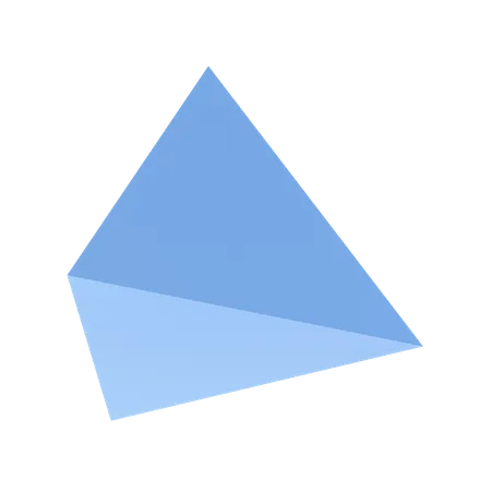 Pyramid Shape  3D Illustration