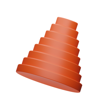 Pyramid Shape  3D Illustration