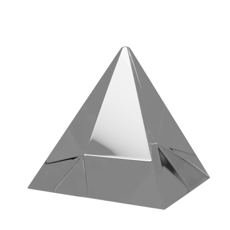 Pyramid Shape  3D Illustration