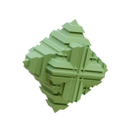 Pyramid Tesseract  3D Icon