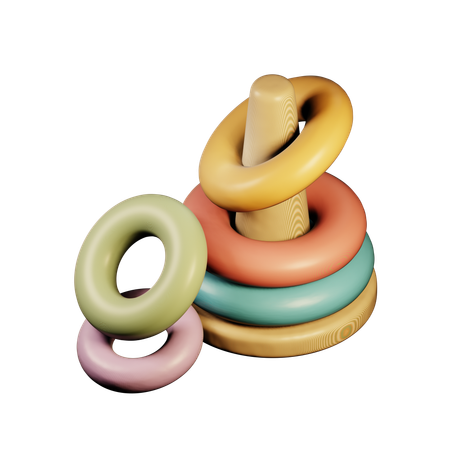 Pyramid Toy  3D Icon