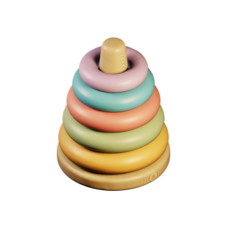 Pyramid Toy  3D Icon