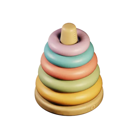 Pyramid Toy  3D Icon