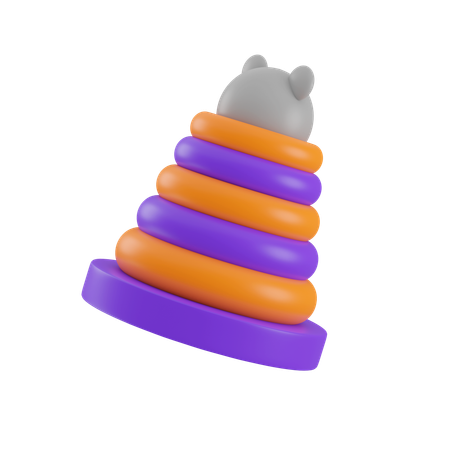 Pyramid Toy  3D Icon