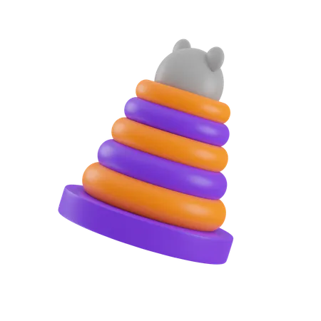 Pyramid Toy  3D Icon