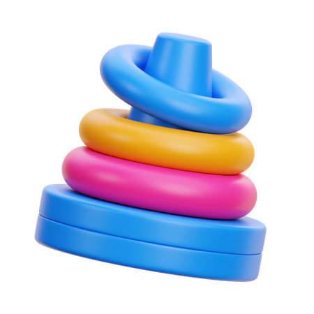 Pyramid Toy  3D Icon