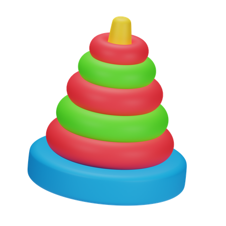 Pyramid Toy  3D Icon