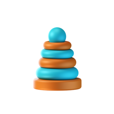 Pyramid Toy  3D Icon