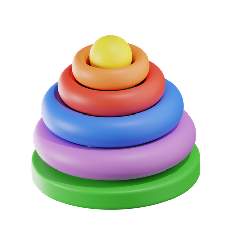 Pyramid Toy  3D Icon