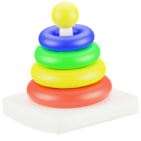 Pyramid Toy  3D Icon