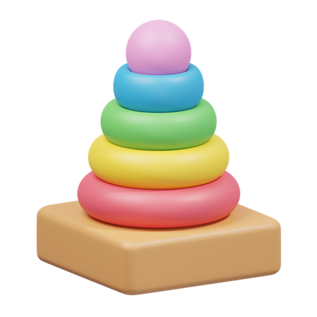 Pyramid Toy  3D Icon