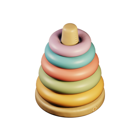 Pyramid Toy  3D Icon