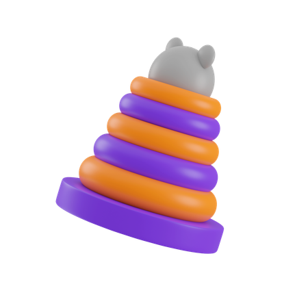 Pyramid Toy  3D Icon