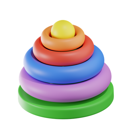 Pyramid Toy  3D Icon