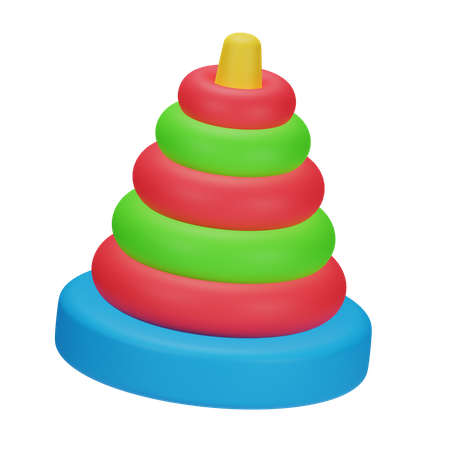 Pyramid Toy  3D Icon