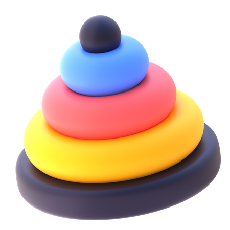 Pyramid Toy 3D Icon