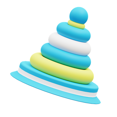 Pyramid Toy  3D Icon