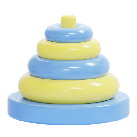 Pyramid toy  3D Icon