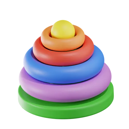 Pyramid Toy  3D Icon