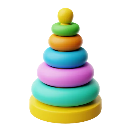 Pyramid toy  3D Icon