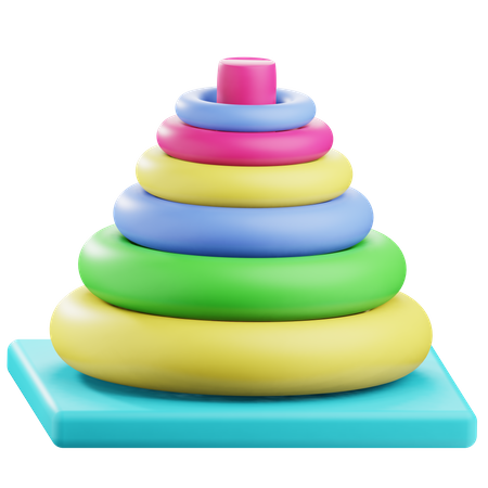 Pyramid Toy  3D Icon