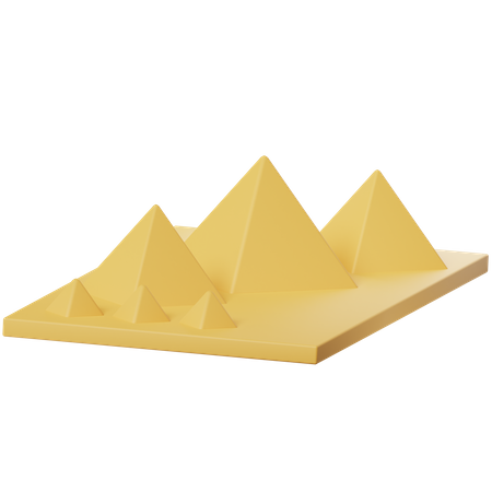 Pyramida of Giza  3D Icon