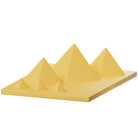 Pyramida of Giza  3D Icon