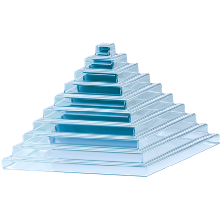 Pyramide  3D Icon