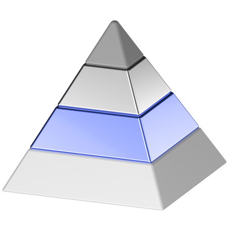 Pyramide  3D Icon