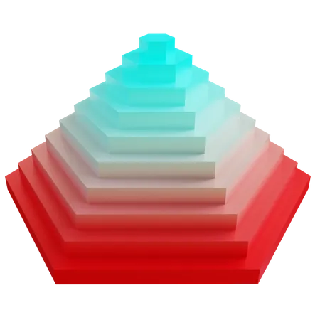 Pyramide  3D Icon