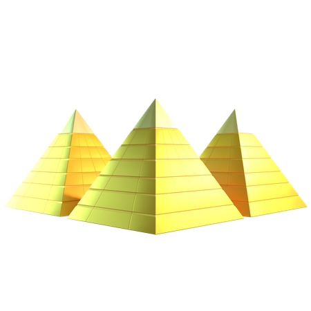 Pyramide  3D Icon