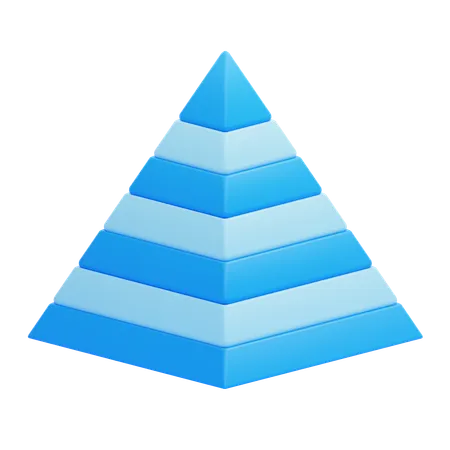 Pyramide carrée  3D Icon