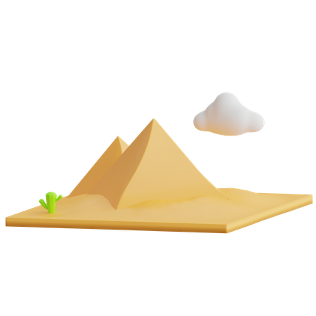 Pyramide de Gizeh  3D Icon