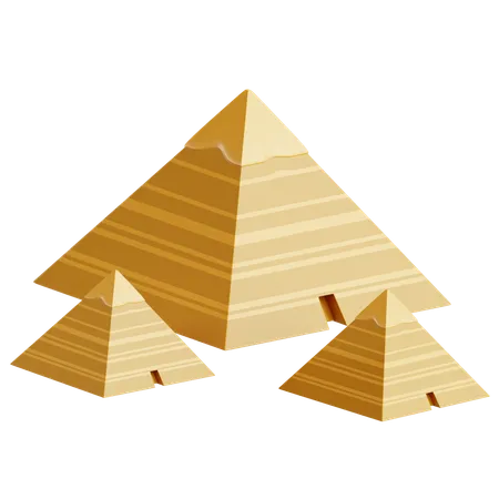 Pyramide de Gizeh  3D Icon