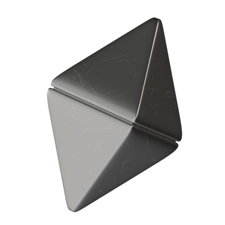 Pyramide en métal  3D Icon