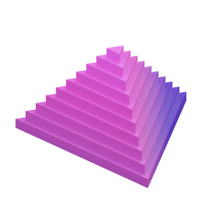 Pyramide triangulaire  3D Icon