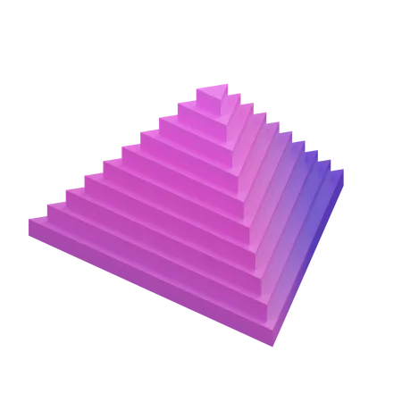 Pyramide triangulaire  3D Icon