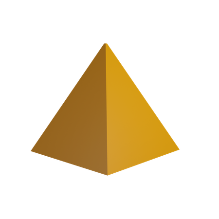 Pyramidenform  3D Icon